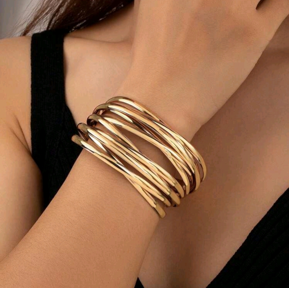 Multi Layered Cuff Bracelet